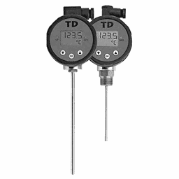 Afbeelding van SNST-208 Digitale thermometer met display, analoge uitgang, relais contact en RS232 of RS485 communicatie