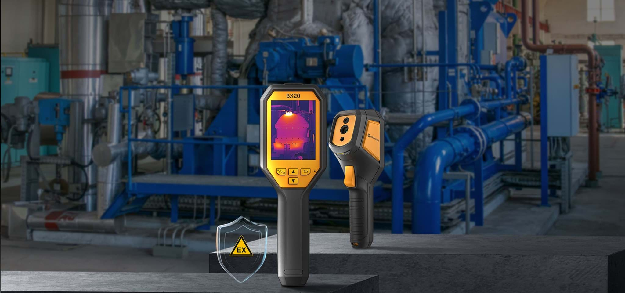 Thermal camera suitable for use in ATEX environments Model: HM- BX20 | ATAL